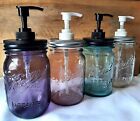 Ball Mason Jar Soap   Lotion Pump Dispenser Glass Gift Country Farmhouse