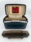Vintage Samsonite Profile Ii Green Travel Overnight Case W  Tray