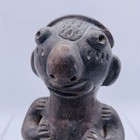 Pre-columbian Style Ocarina Clay Pottery Flute Anthropomorphic