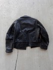 Vintage 1950s Black Fieldmaster Steerhide Leather Jacket