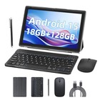  Android 15 0 10inches Tablet  18gb Ram 128gb Rom 2tb Expandable  Tab Set Black