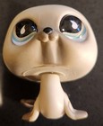 Littlest Pet Shop  342 Rare Grey Seal Teal Eyes Hasbro Lps Authentic