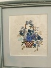 Completed Silk Ribbon Embroidery    flowers   