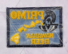 Vintage Primo Hawaiian Beer Blue Embroidered Sew On Patch 2 6  X 1 9 