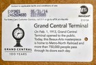 New York City Mta Expired 2014 Subway Metro Card Grand Central Terminal