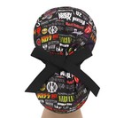 Rock Ponytail Scrub Cap Womens  Adjustable Surgical Hat  Nurse Bonnet