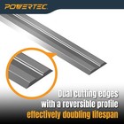 Powertec 3-1 4  Tungsten Carbide Hand Held Planer Blades Replacement For Bosch