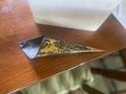 Vintage Brass Cone Shaped Embossed  Wall Mount Long Match Holder- 11 