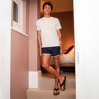 Riemot Men s Thongs Arch Support Flip Flops Beach Sandals Lightweight Comfort T