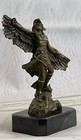 Bronze Marble Sculpture Native American Indian Warrior Hot Cast Figurine Figure