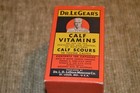 Vintage Dr  Legear s Calf Vitamins 100 Capsules For Calf Scours In Young Calves