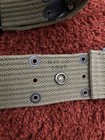 World War Ii Ww2 Wwii M1936 Us Army Web Belt Dated 1945 Pistol Belt