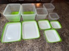 Rubbermaid Freshworks Freshvent Produce Food Storage 17 3  6 3  2 5 Cup Lot Of 5