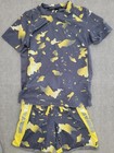 Russell Dri Power 360 - 2 Piece T-shirt   Short Set  Youth M  8   Yellow   Gray