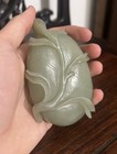 Beautiful Antique Chinese Celadon Jade Brush Washer Qing Dynasty
