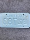 1966 Rhode Island License Plate - Bz 783 -  Nice