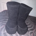 Balenciaga Black Suede Mid-calf Men s Snow Boots Us Size 12 Rubber Outsole