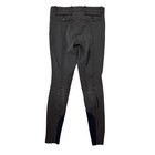 Equiline Riding Breeches Show Knee Patches It 42 Gray Boot Sock Embroidered