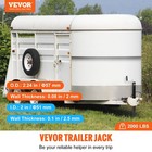 2000lb Capacity A-frame Bolt-on Trailer Jack With Handle