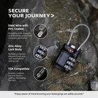 Up Security Luggage Locks Tsa Approved Travel Essentials  Tsa Locks For Lugga   