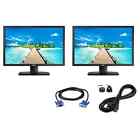 Dual Hp Dell Monitor 22  23  24  Fhd Led Lcd 1080p Hdmi Gaming Office Grade A