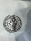 69 Ad Vitellius Roman Empire Denarius Dolphin  Raven  Tripod