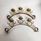 Antique vintage Brass Arched  Candle Holders 