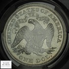 1867 Proof Seated Liberty Silver Dollar  1 Pcgs Pr Pf Detail - Cleaned