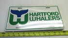 Vintage Nos  Hartford Whalers   Metal License Plate Embossed Sign