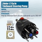 Fit Seastar Hh5271-4 Front Mount 1 7 Hydraulic Marine Helm Pump Replacement