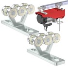 Sktrex 6 Wheel Hoist Trolley With Rollers - Strut 6 Wheel Trolley Pack Of 2