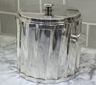 St James Brazil Heavy Double Skinned Silver Plated Ice Bucket W Lid Vintage Mcm