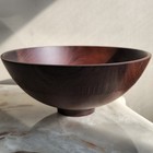 Bob Stocksdale Original Mcm Pernambuco From Brasil Turned Wooden Bowl Signed