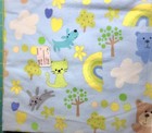 Lot Of 4  1 Yard Cuts Flannel Multicolor Nursery Baby Animal Print 