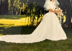 1990 Wedding Dress - Ilissa By Demetrios  Full Train That Bustles