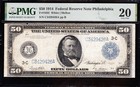 Vf Graded 1914  50 Philadelphia Frn Note  Pmg 20  Free Shipping  29426a