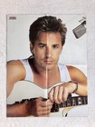 Don Johnson 1986 Miami Vice Poster Swedish Music Magazine Okej Vintage 1980s