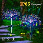 150 Led Solar Firework Lights Outdoor Garden Waterproof Path Lawn Decor Lamp