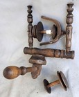 Antique Spinning Wheel s Spool Flyer With Frame   Additional Bobbin