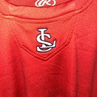Rawlings Red Jersey Size Medium Long Sleeve St  Louis Sports Baseball