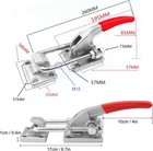10 2 Inch 2 Pack Heavy Duty Large Toggle Clamp Latch 7700lbs Holding Capacity   