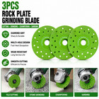 3pcs Rock Plate Flat Grinding Blade Tile Chamfering Cutting Sanding Blade Tool