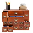 Vintage Storage Drawer Cabinet With 14 Drawers For Home Or Office Organization 
