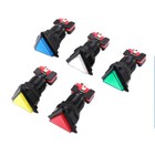 5    Led Arcade Buttons Illuminated 12v Triangle Push With Microswitch Video Game