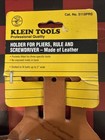 Nos Vintage Klein Leather Tool Belt Pouch 5118prs Pliers Screwdriver Rule    h   