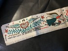 Vtg 1953 Robert Darr Wert Christmas Banner -og Envelope Pm Turner Falls Mass 