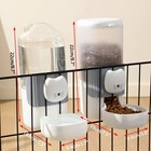 Automatic Rabbit Feeder And Water Dispenser Set 54oz Gravity Food Feeder 17oz   