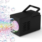 10 Hole Fully Automatic Bubble Blowing Handheld Electric Bubble Machine Toyblack
