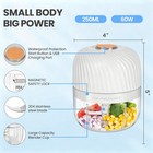 Mini Usb Electric Garlic Chopper  Cordless Food Processor  250ml