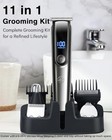 Wahl Usa Stainless Steel Lithium Ion 2 0  Beard Trimmer For Men  Electric Shaver